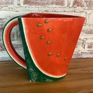 Watermelon glass pitcher